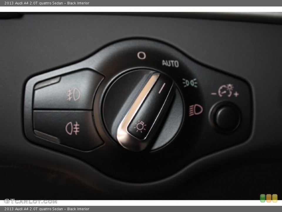 Black Interior Controls for the 2013 Audi A4 2.0T quattro Sedan #78670668