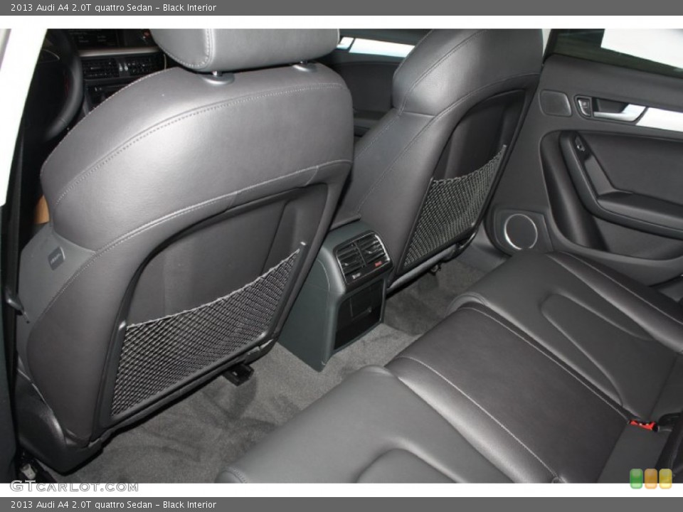 Black Interior Rear Seat for the 2013 Audi A4 2.0T quattro Sedan #78670711