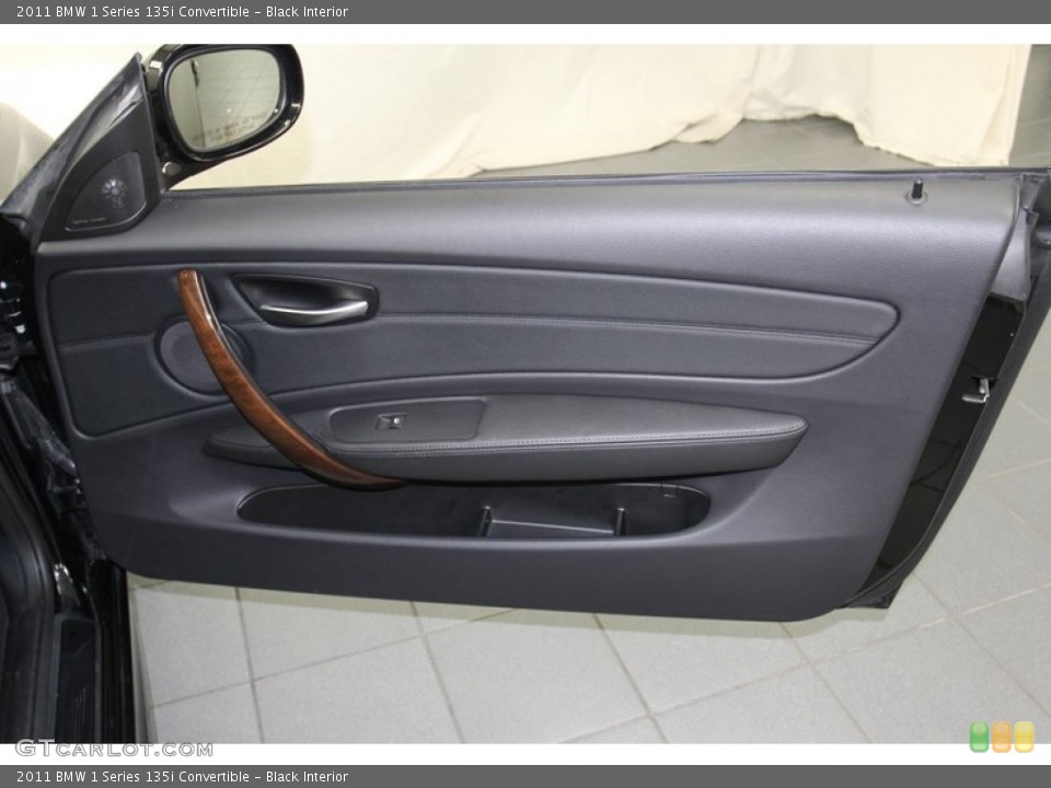 Black Interior Door Panel for the 2011 BMW 1 Series 135i Convertible #78670764
