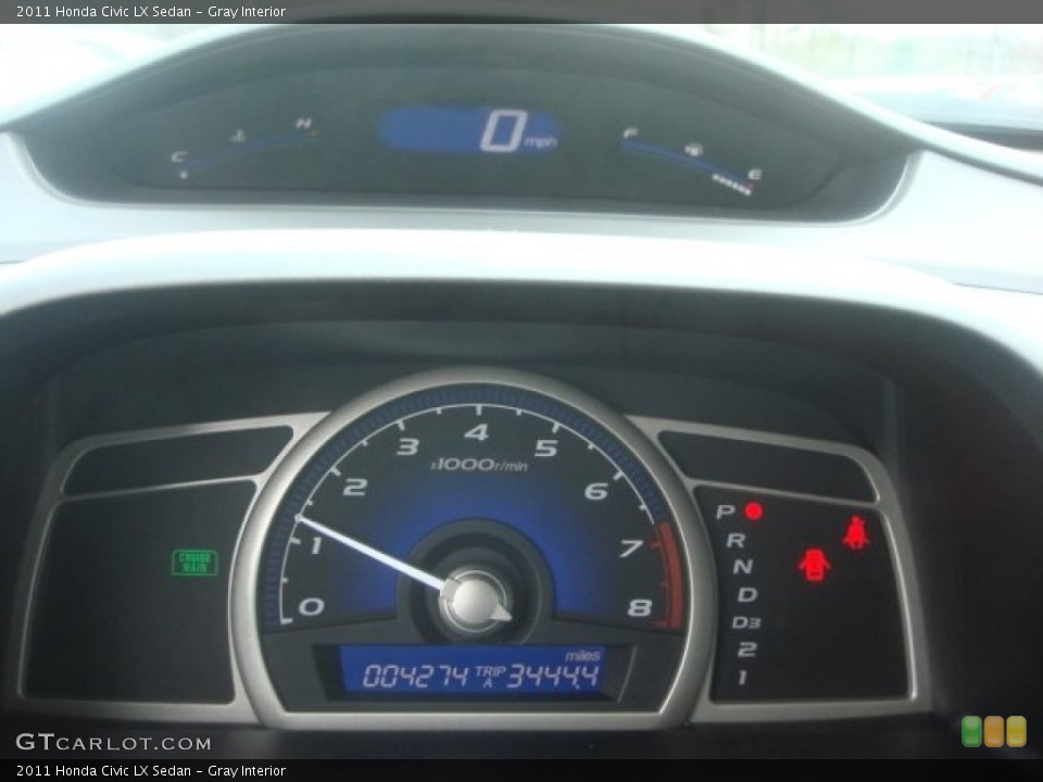 Gray Interior Gauges for the 2011 Honda Civic LX Sedan #78671972