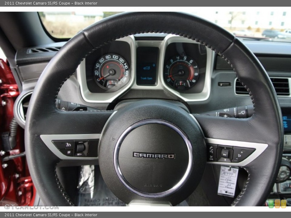 Black Interior Steering Wheel for the 2011 Chevrolet Camaro SS/RS Coupe #78673451