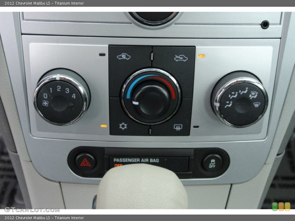 Titanium Interior Controls for the 2012 Chevrolet Malibu LS #78674506