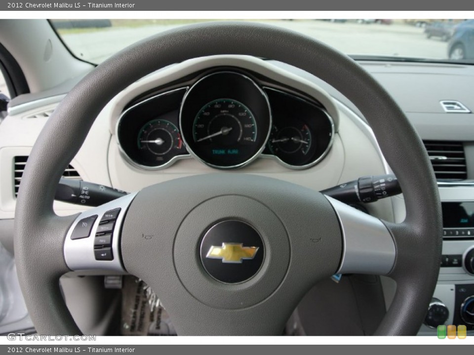 Titanium Interior Steering Wheel for the 2012 Chevrolet Malibu LS #78674551