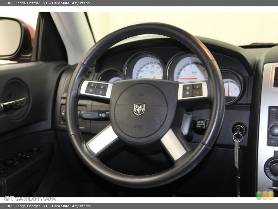 Dark Slate Gray Interior Steering Wheel for the 2008 Dodge Charger R/T #78674860