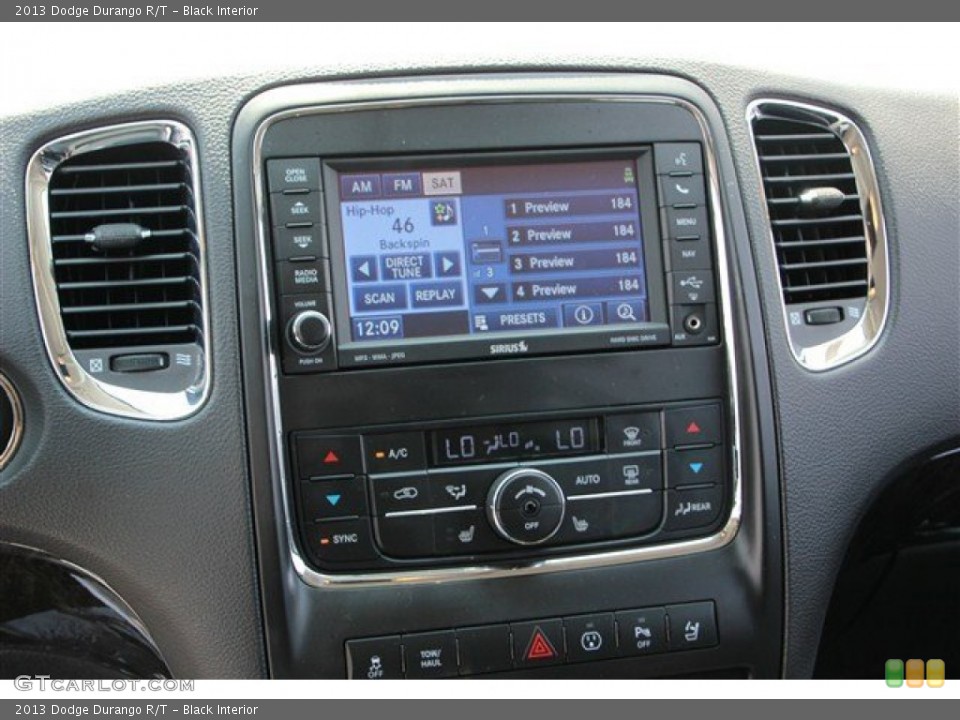 Black Interior Controls for the 2013 Dodge Durango R/T #78675055