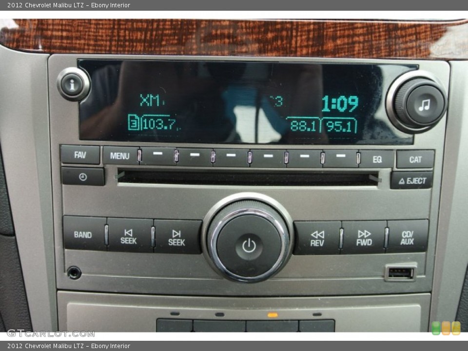 Ebony Interior Audio System for the 2012 Chevrolet Malibu LTZ #78675109