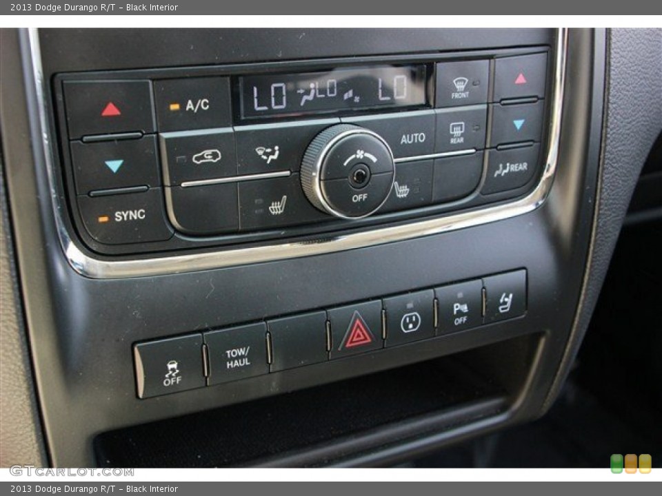 Black Interior Controls for the 2013 Dodge Durango R/T #78675115