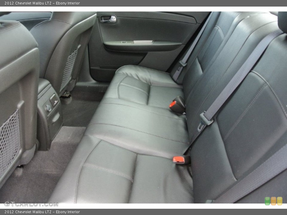 Ebony Interior Rear Seat for the 2012 Chevrolet Malibu LTZ #78675172