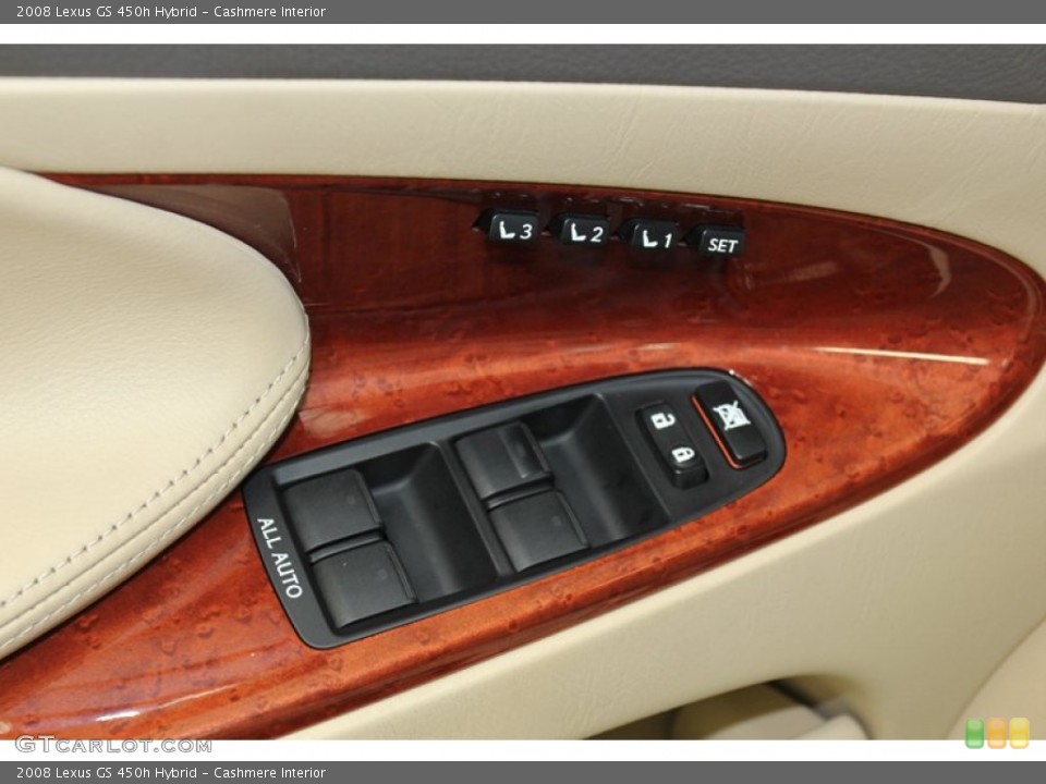 Cashmere Interior Controls for the 2008 Lexus GS 450h Hybrid #78675532