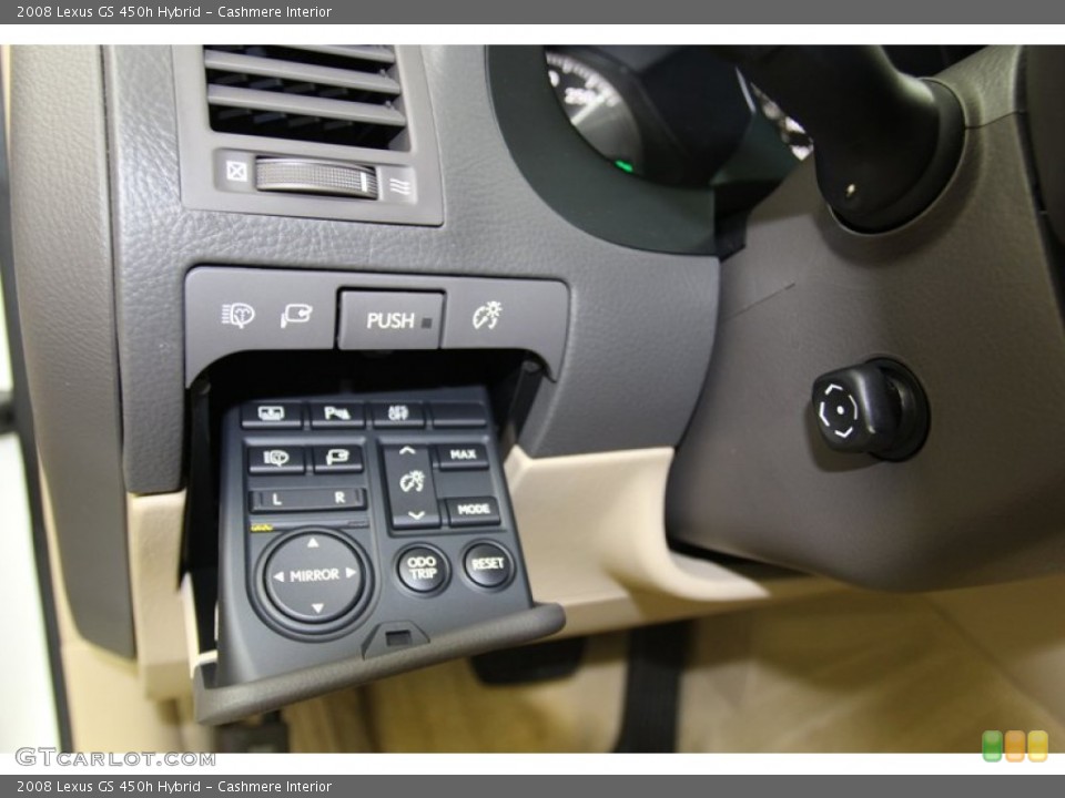 Cashmere Interior Controls for the 2008 Lexus GS 450h Hybrid #78675907