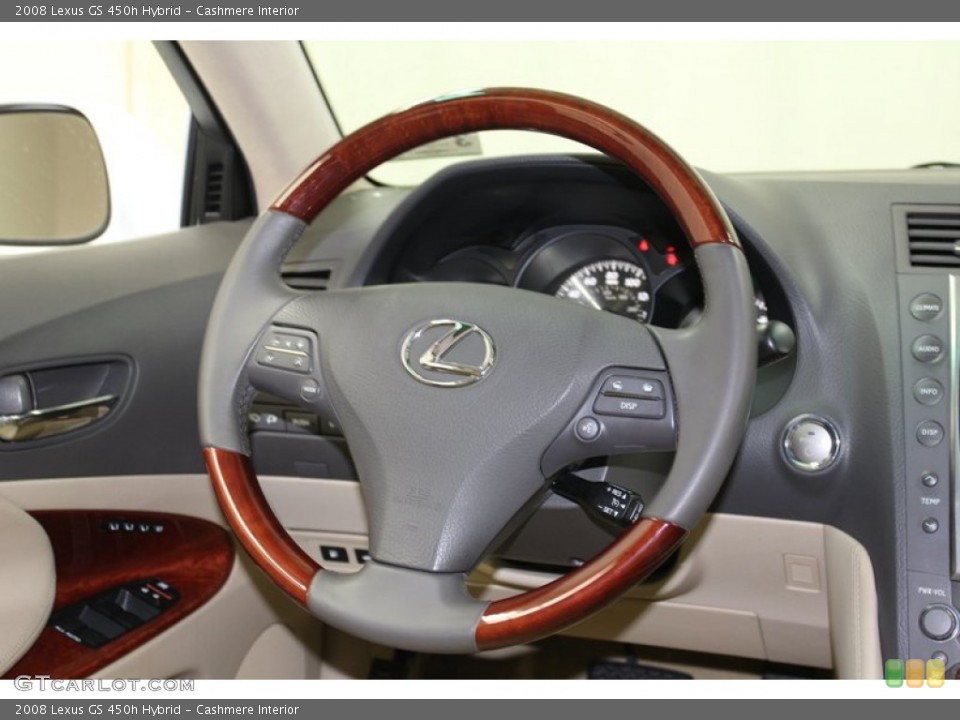 Cashmere Interior Steering Wheel for the 2008 Lexus GS 450h Hybrid #78675982