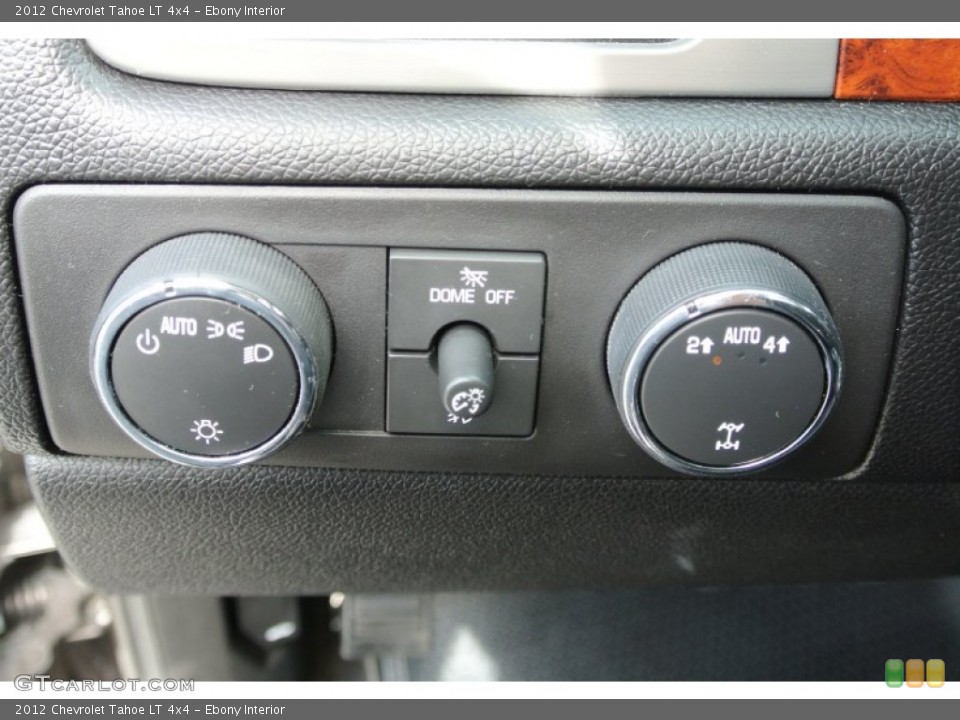 Ebony Interior Controls for the 2012 Chevrolet Tahoe LT 4x4 #78676270