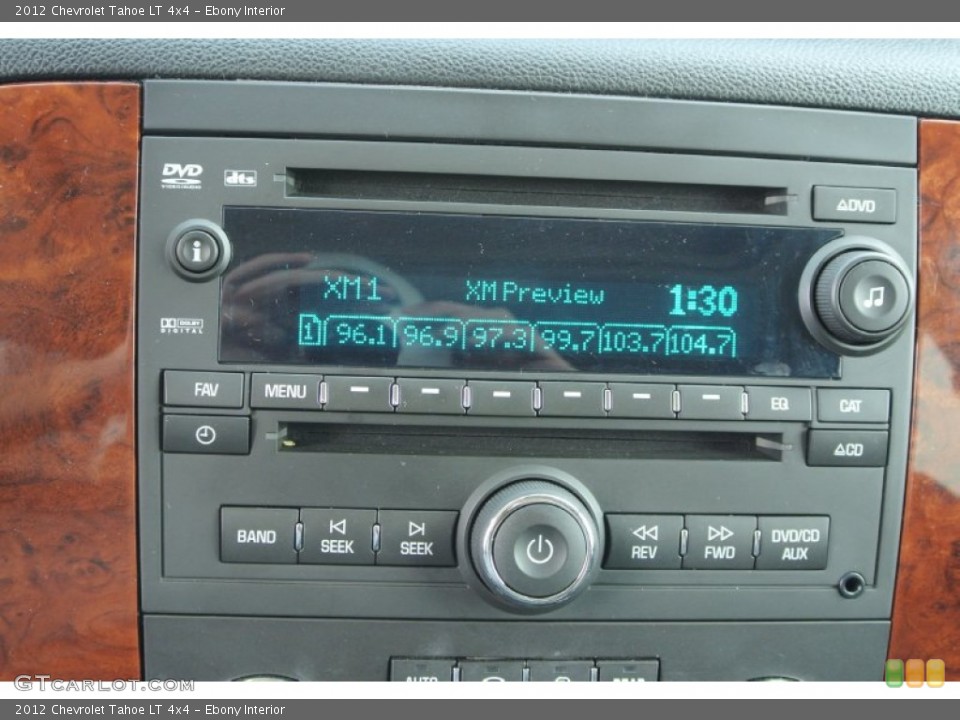 Ebony Interior Audio System for the 2012 Chevrolet Tahoe LT 4x4 #78676291