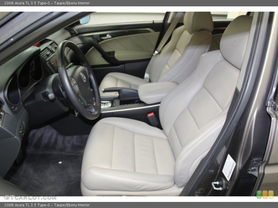 Taupe/Ebony Interior Photo for the 2008 Acura TL 3.5 Type-S #78676387