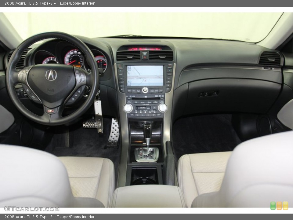 Taupe/Ebony Interior Dashboard for the 2008 Acura TL 3.5 Type-S #78676408