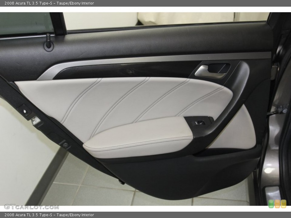 Taupe/Ebony Interior Door Panel for the 2008 Acura TL 3.5 Type-S #78676968