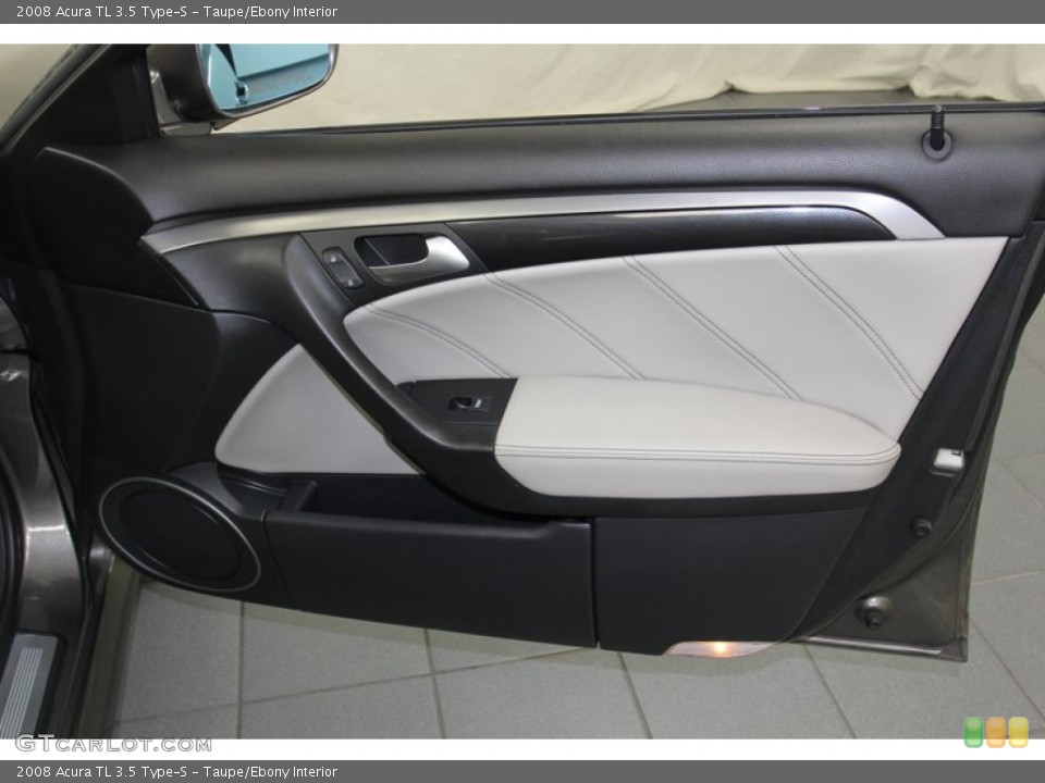 Taupe/Ebony Interior Door Panel for the 2008 Acura TL 3.5 Type-S #78677177