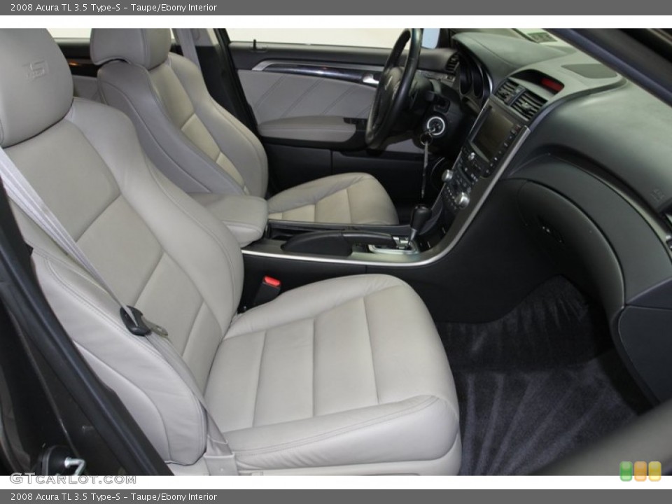 Taupe/Ebony 2008 Acura TL Interiors