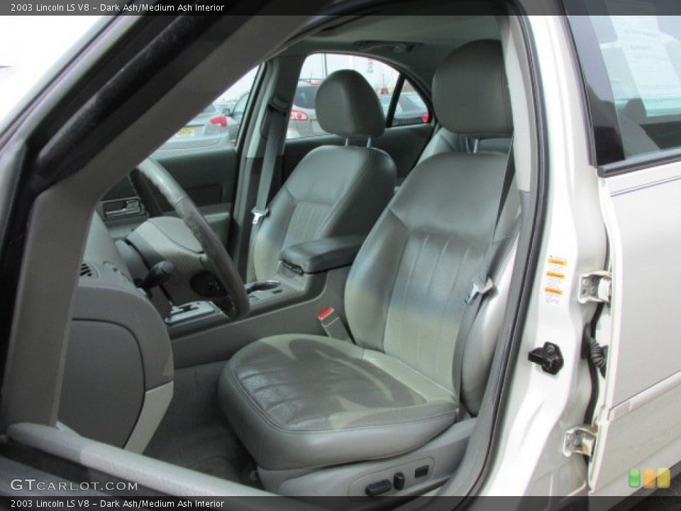 Dark Ash/Medium Ash Interior Front Seat for the 2003 Lincoln LS V8 #78678589