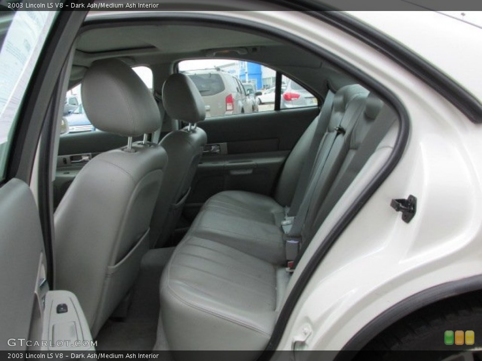 Dark Ash/Medium Ash Interior Rear Seat for the 2003 Lincoln LS V8 #78678646