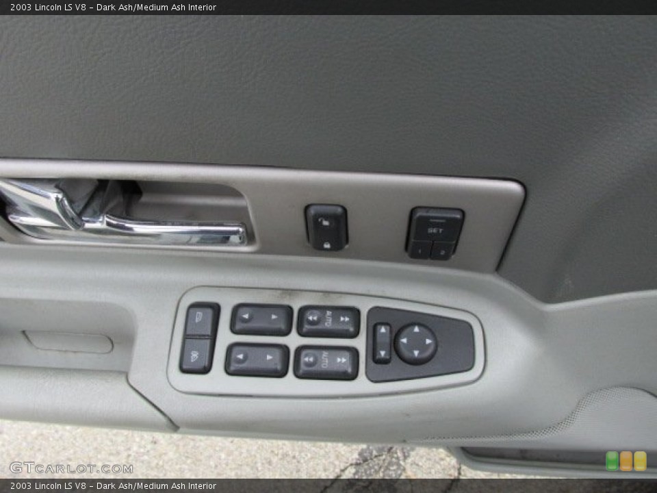 Dark Ash/Medium Ash Interior Controls for the 2003 Lincoln LS V8 #78678668