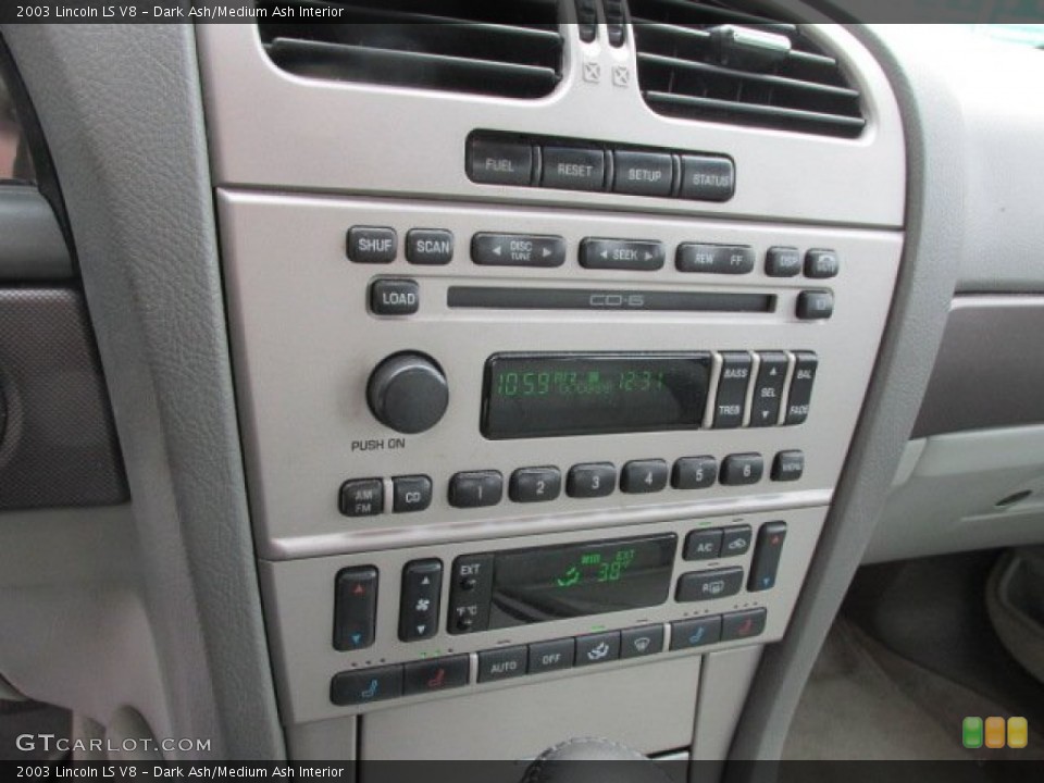 Dark Ash/Medium Ash Interior Controls for the 2003 Lincoln LS V8 #78678690
