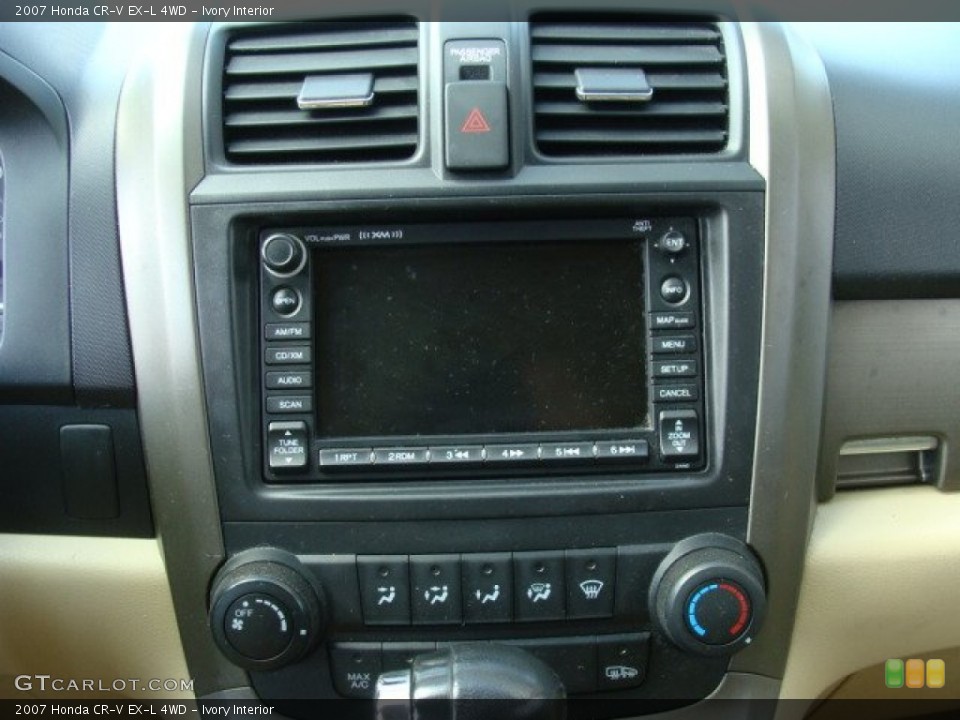 Ivory Interior Controls for the 2007 Honda CR-V EX-L 4WD #78678982