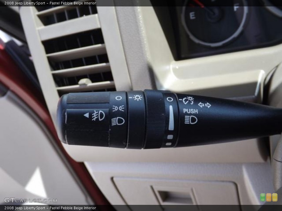 Pastel Pebble Beige Interior Controls for the 2008 Jeep Liberty Sport #78681061