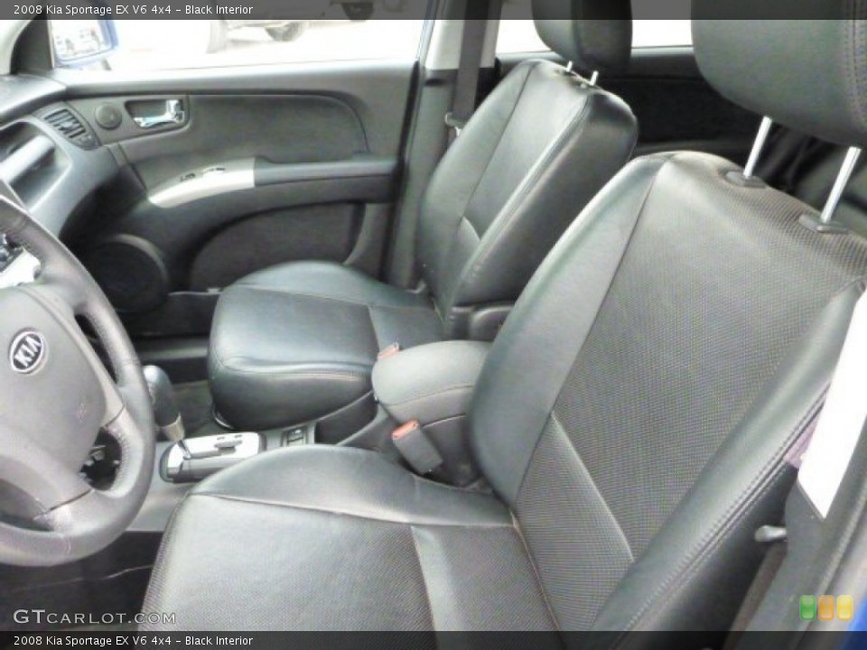 Black Interior Photo for the 2008 Kia Sportage EX V6 4x4 #78681259