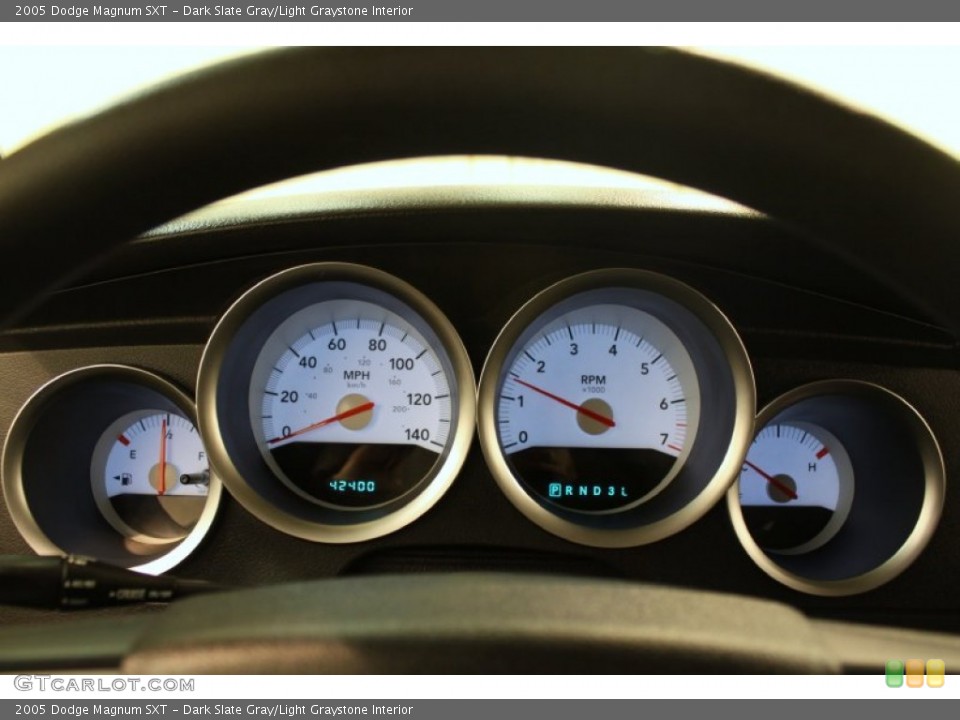 Dark Slate Gray/Light Graystone Interior Gauges for the 2005 Dodge Magnum SXT #78681620