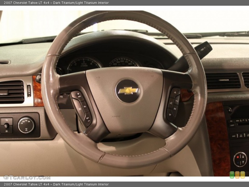Dark Titanium/Light Titanium Interior Steering Wheel for the 2007 Chevrolet Tahoe LT 4x4 #78682000