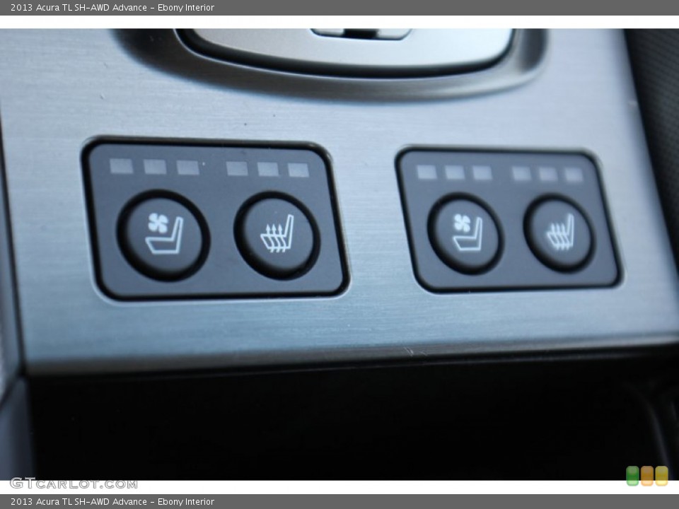 Ebony Interior Controls for the 2013 Acura TL SH-AWD Advance #78683118