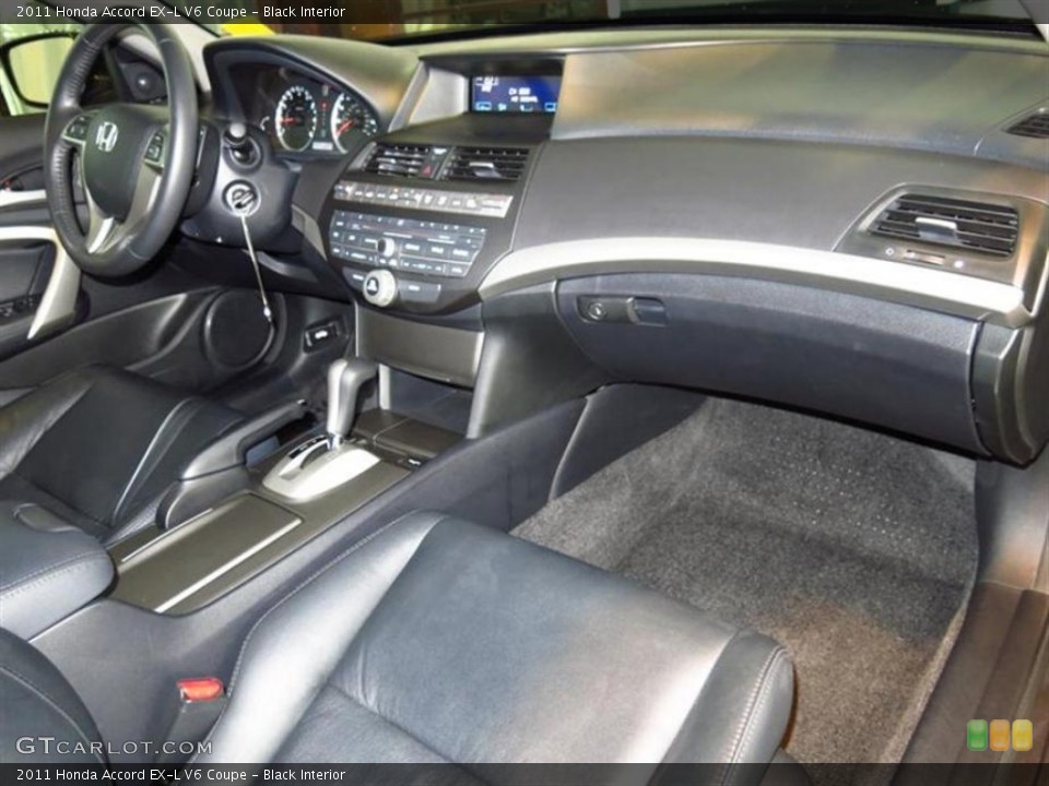 Black Interior Dashboard for the 2011 Honda Accord EX-L V6 Coupe #78683413