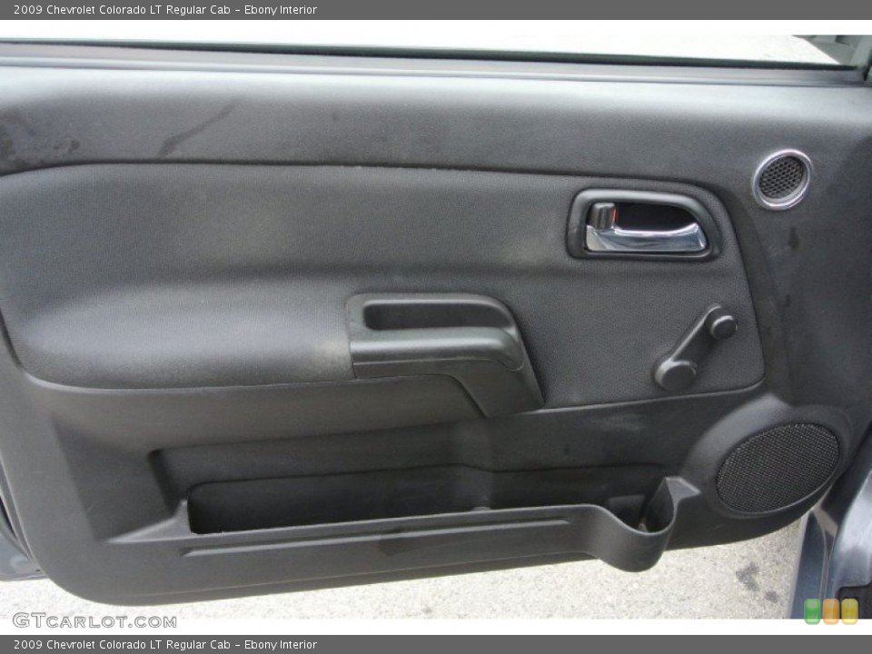 Ebony Interior Door Panel for the 2009 Chevrolet Colorado LT Regular Cab #78685036