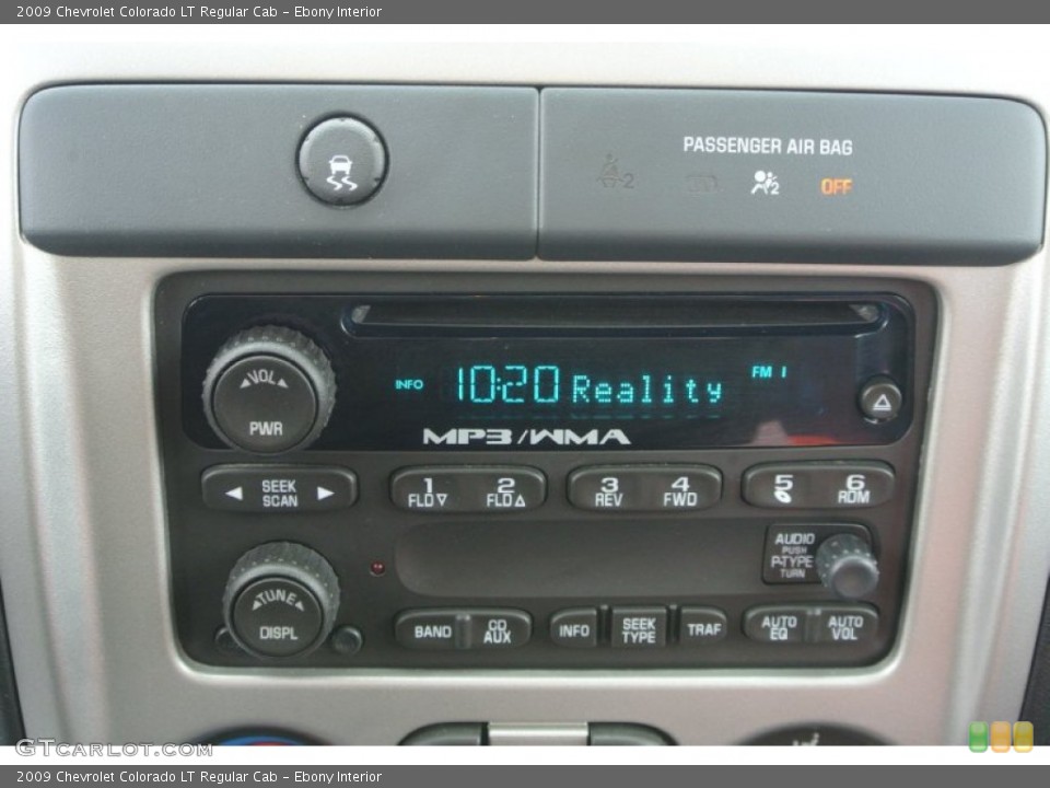 Ebony Interior Audio System for the 2009 Chevrolet Colorado LT Regular Cab #78685129