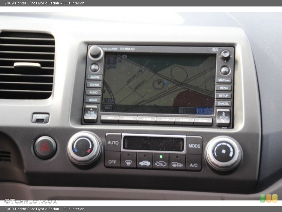 Blue Interior Navigation for the 2009 Honda Civic Hybrid Sedan #78686591