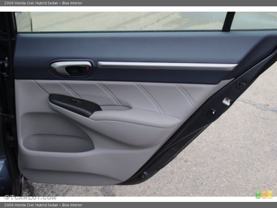 Blue Interior Door Panel For The 2009 Honda Civic Hybrid