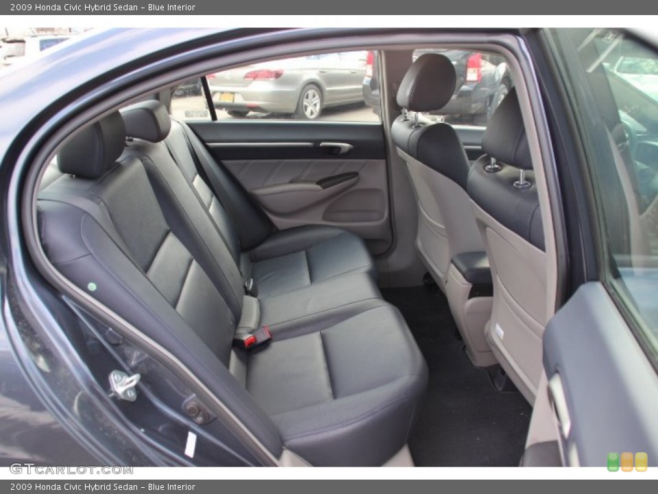 Blue Interior Rear Seat for the 2009 Honda Civic Hybrid Sedan #78686698