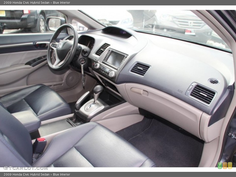 Blue Interior Photo for the 2009 Honda Civic Hybrid Sedan #78686731