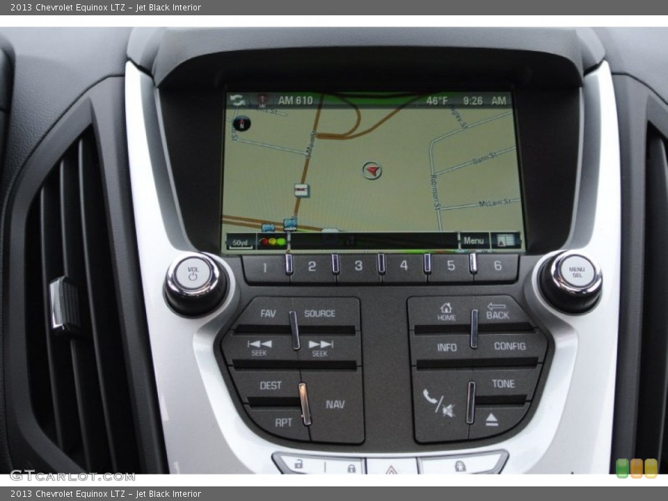 Jet Black Interior Navigation for the 2013 Chevrolet Equinox LTZ #78687384