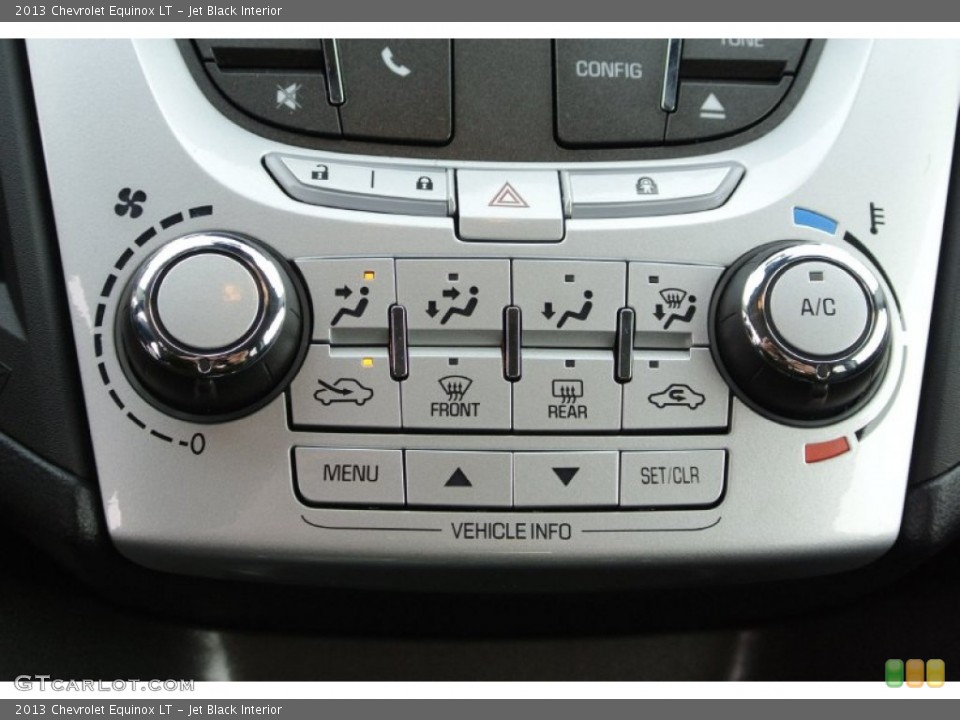 Jet Black Interior Controls for the 2013 Chevrolet Equinox LT #78687697
