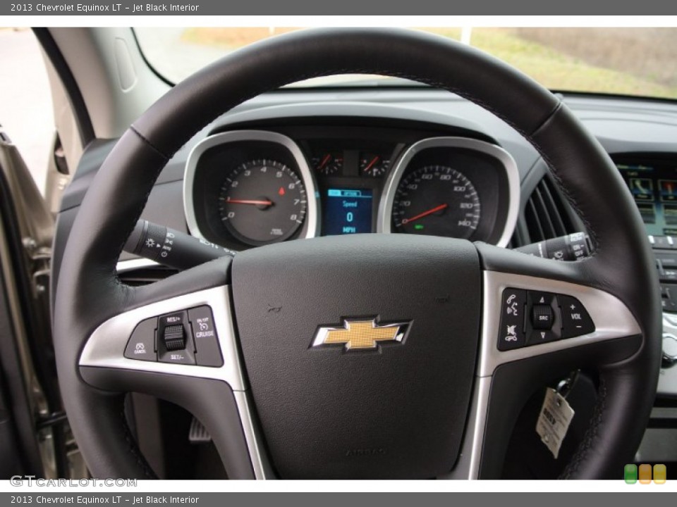 Jet Black Interior Steering Wheel for the 2013 Chevrolet Equinox LT #78687721