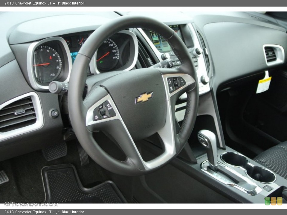 Jet Black Interior Steering Wheel for the 2013 Chevrolet Equinox LT #78687835