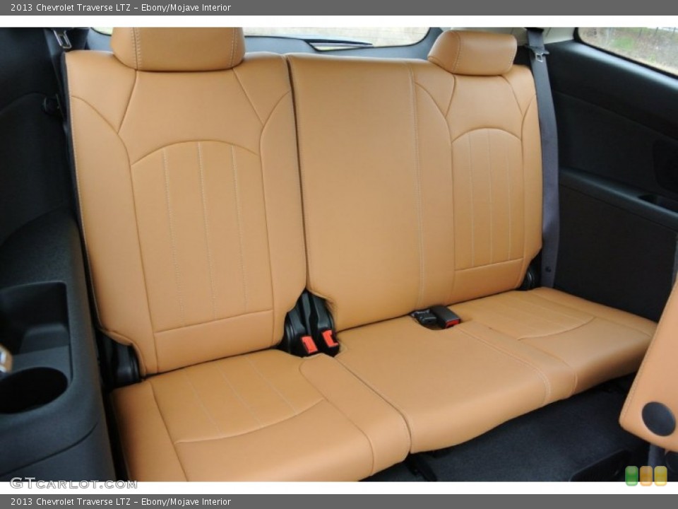 Ebony/Mojave Interior Rear Seat for the 2013 Chevrolet Traverse LTZ #78688152