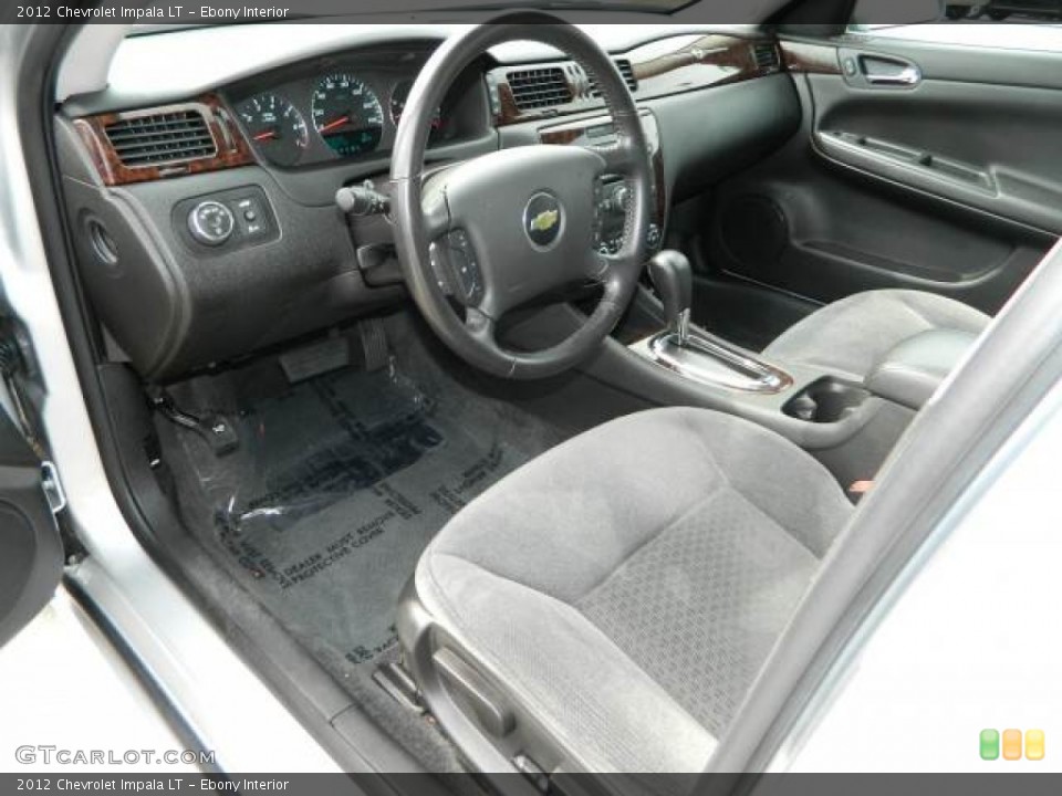 Ebony Interior Prime Interior for the 2012 Chevrolet Impala LT #78688194