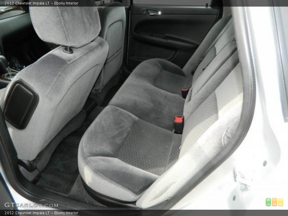 Ebony Interior Rear Seat for the 2012 Chevrolet Impala LT #78688206