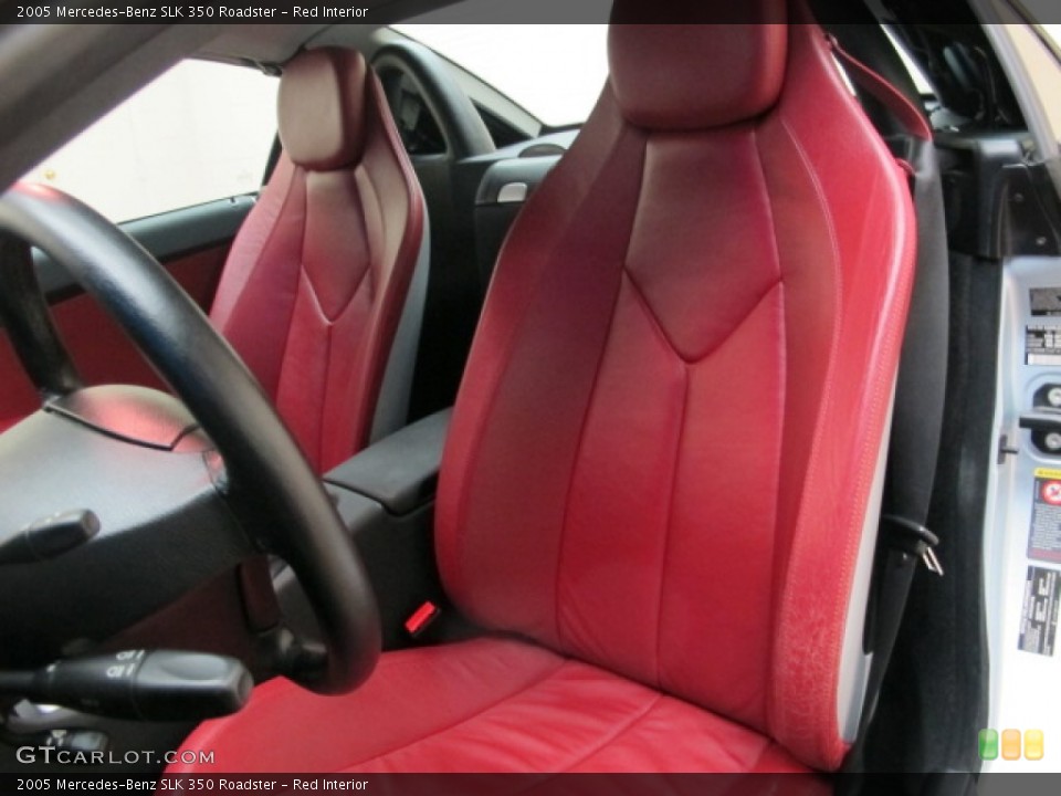 Red Interior Front Seat for the 2005 Mercedes-Benz SLK 350 Roadster #78688255