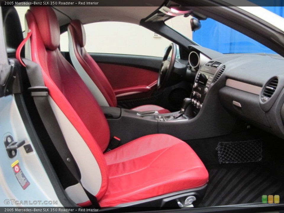 Red Interior Front Seat for the 2005 Mercedes-Benz SLK 350 Roadster #78688273