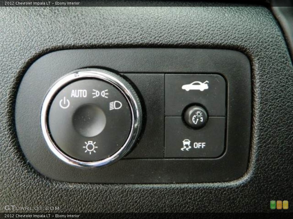 Ebony Interior Controls for the 2012 Chevrolet Impala LT #78688292