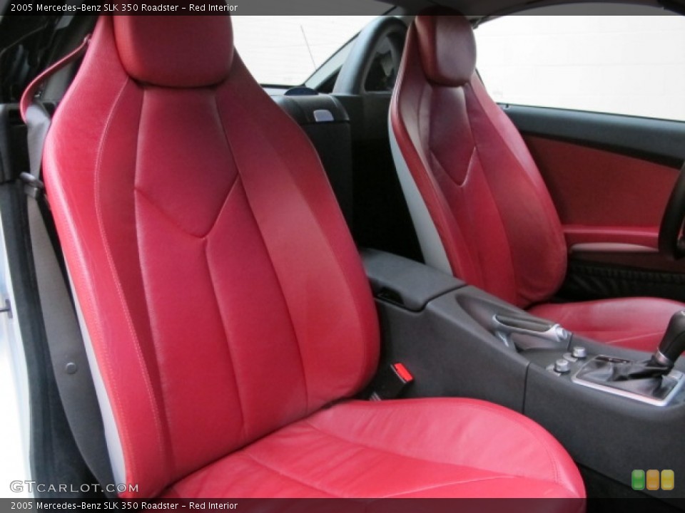 Red Interior Front Seat for the 2005 Mercedes-Benz SLK 350 Roadster #78688293